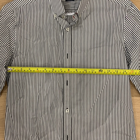 ZARA MENS STRIPED DRESS SHIRT - SIZE SMALL - Picture 4 of 7